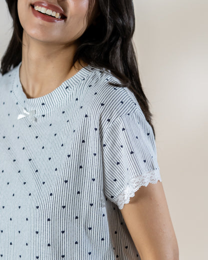 Heartline Pajama Set