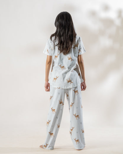 Cozy Reindeer Pajama Set