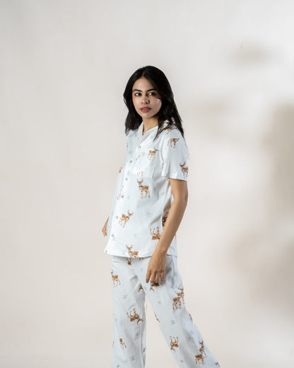 Cozy Reindeer Pajama Set