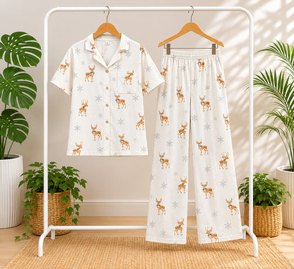 Cozy Reindeer Pajama Set
