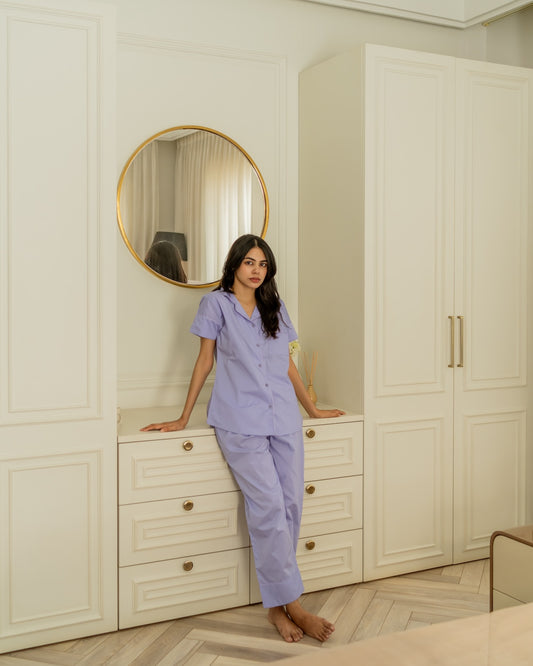 Lavender Mist Nightsuit Set