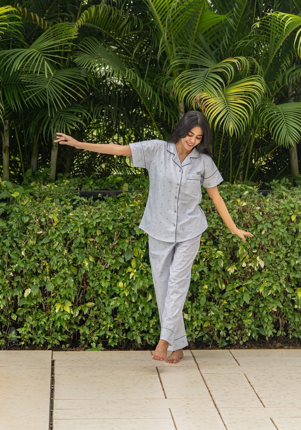 Coastal Calm Nightsuit Set