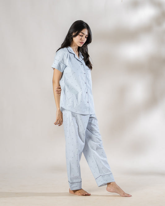 Coastal Calm Nightsuit Set