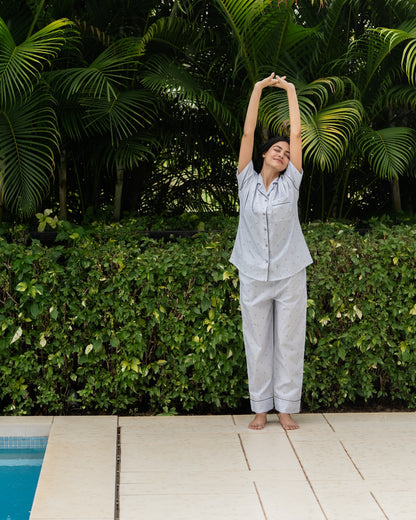 Coastal Calm Nightsuit Set