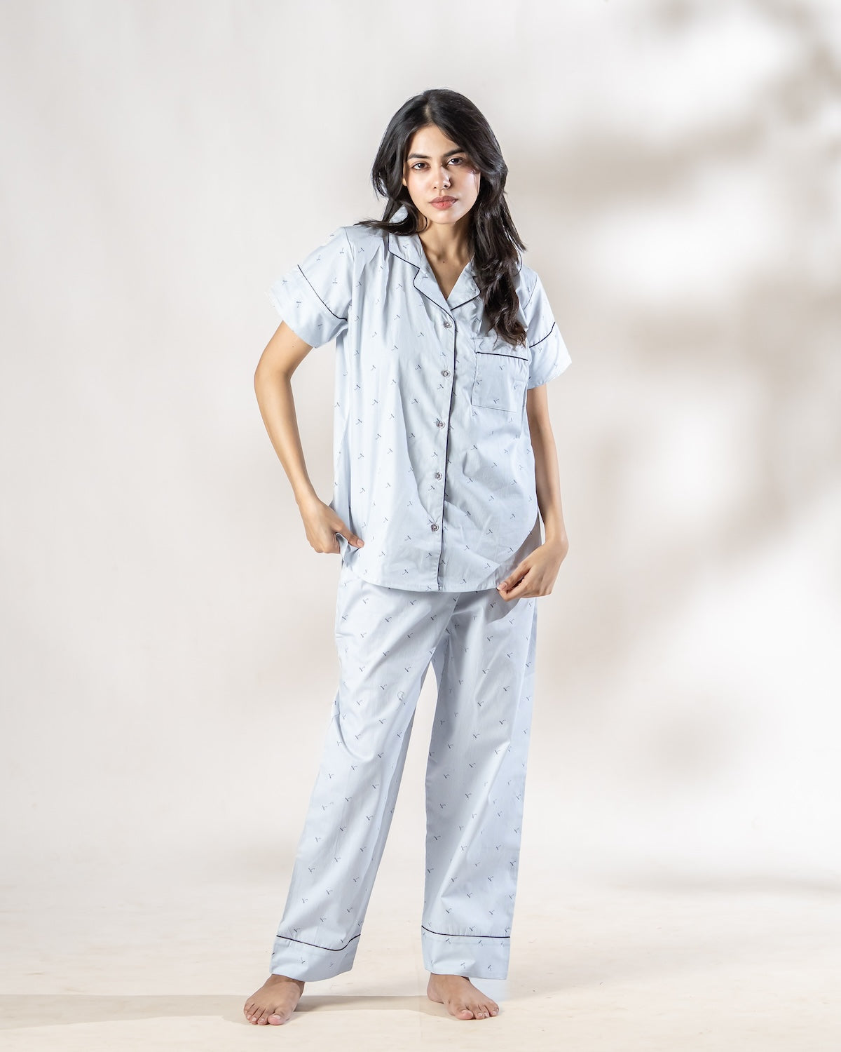Coastal Calm Nightsuit Set
