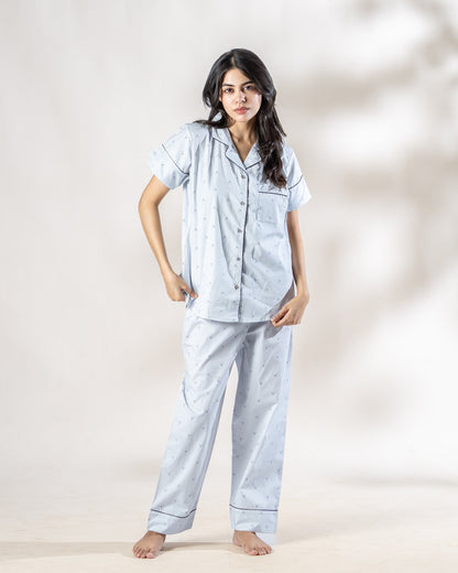 Coastal Calm Nightsuit Set