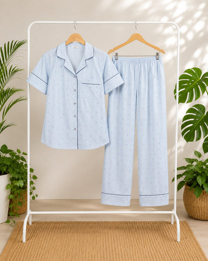 Coastal Calm Nightsuit Set