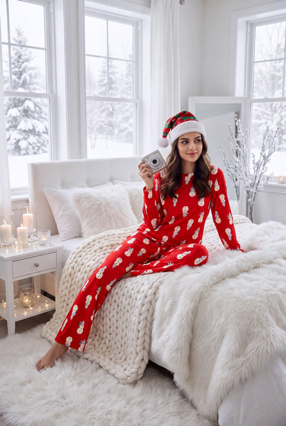 Snowy Cheer Pajama Set