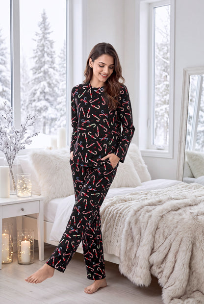 Candy Cane Lane Pajama Set
