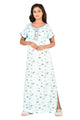 Light Blue Leaf Nighty