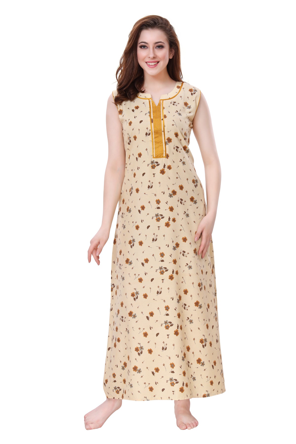 Summer Vibe Yellow Nighty