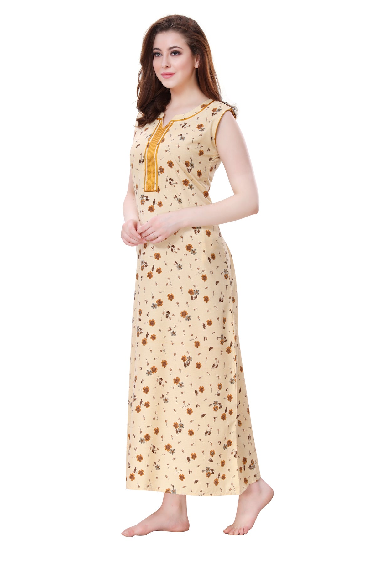 Summer Vibe Yellow Nighty