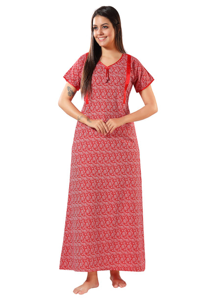 Hidden Zippers Feeding Nighty Red