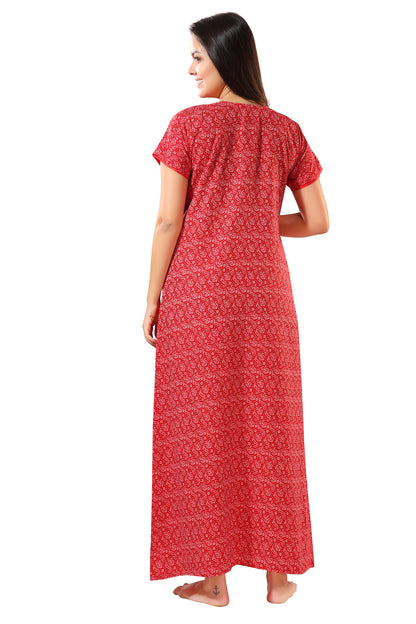 Hidden Zippers Feeding Nighty Red