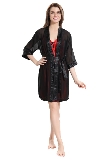 Piu Classic Chiffon Robe