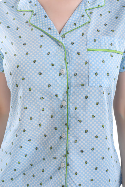 Lets Avo-cuddle - Avocado 3 pc Set with Shorts and Pajama