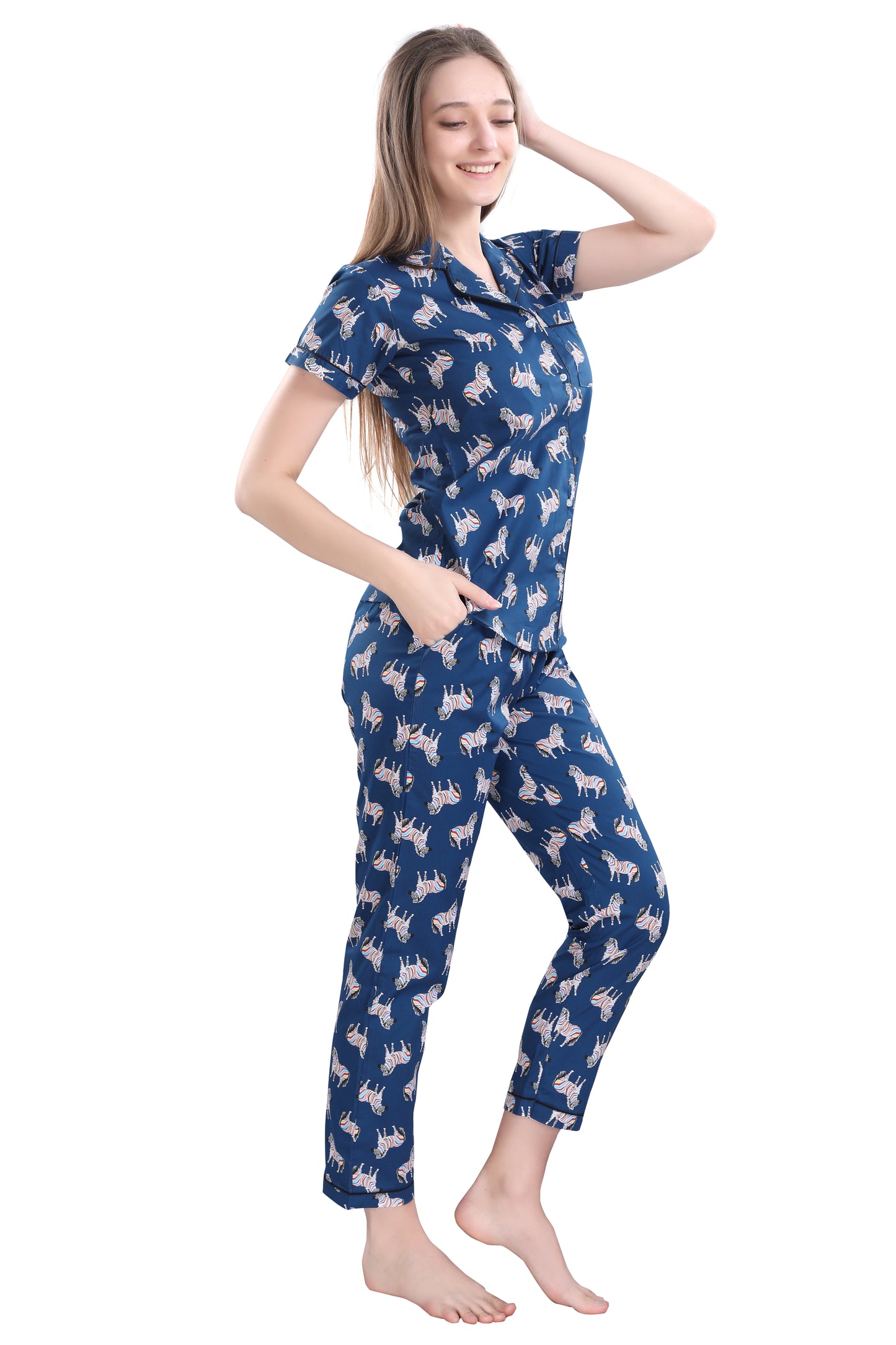 Trippy Zebra Pajama Set