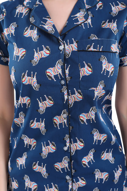 Trippy Zebra Pajama Set