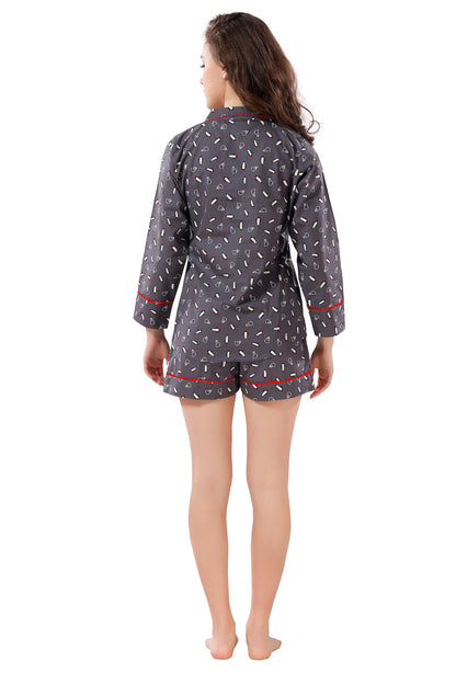 Be My Penqueen Shorts Set